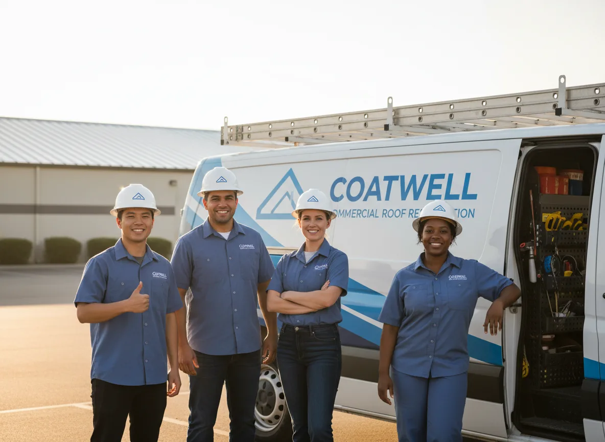 Commercial roof coating company in Rousseau, KY